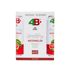 4B+ Sparkling Watermelon Juice 500ml 4-Pack