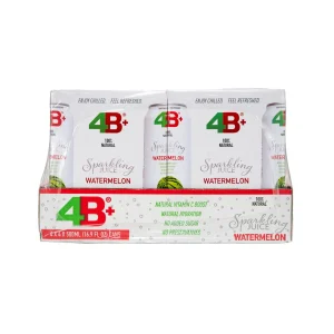 4B+ Sparkling Watermelon Juice 500ml Carton of 16